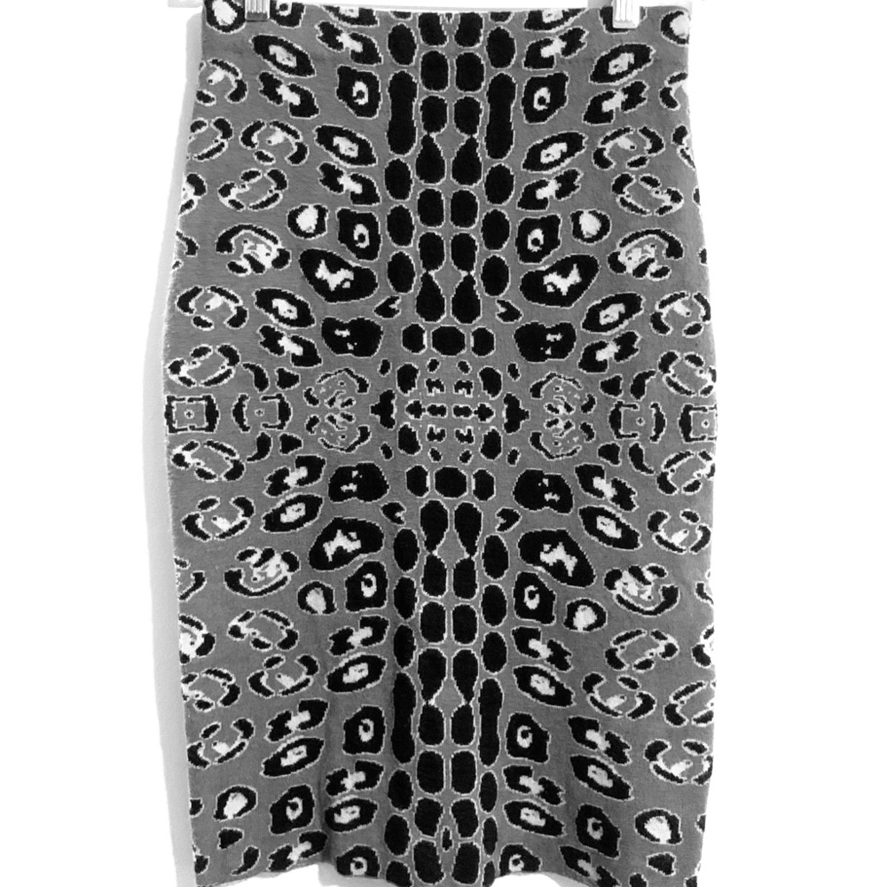 Animal Jacquard Knit Tube Skirt - Tracy Reese